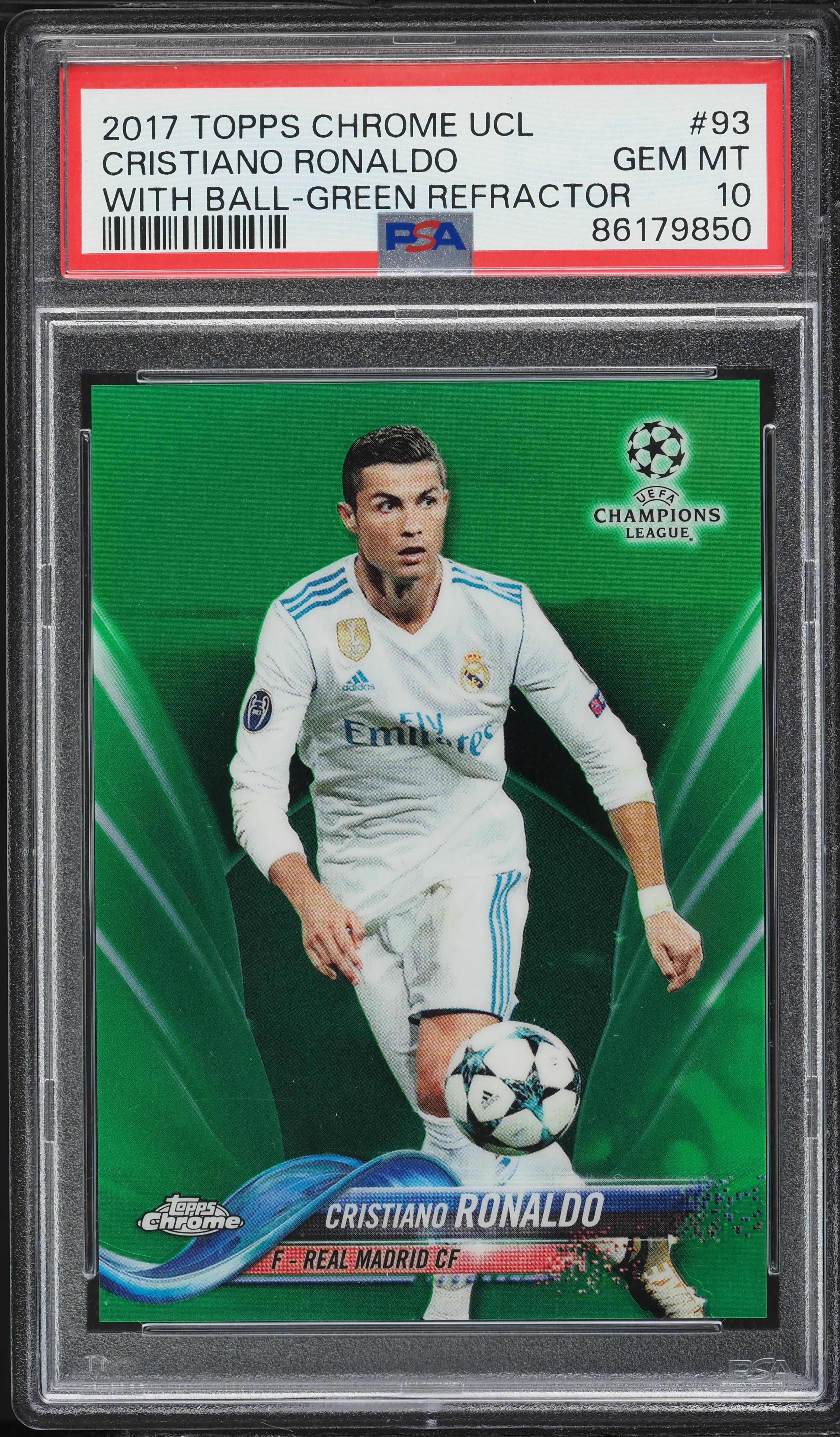 2017-18 Topps Chrome UEFA ロナウド PSA10 2017-18 Topps Chrome UEFA ロナウド PSA10 GMA10 クリスティアーノ