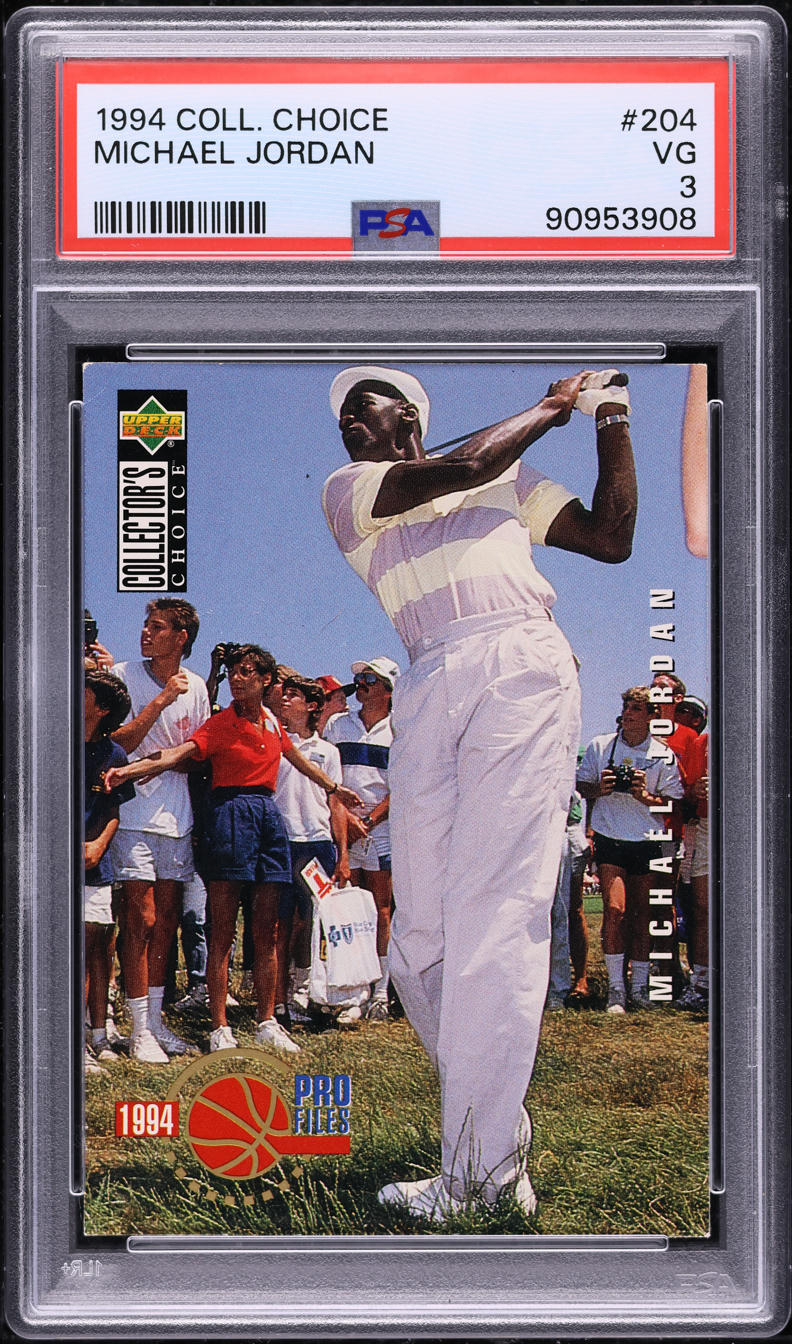 1994 Collector's Choice Michael Jordan #204 PSA 3 VG