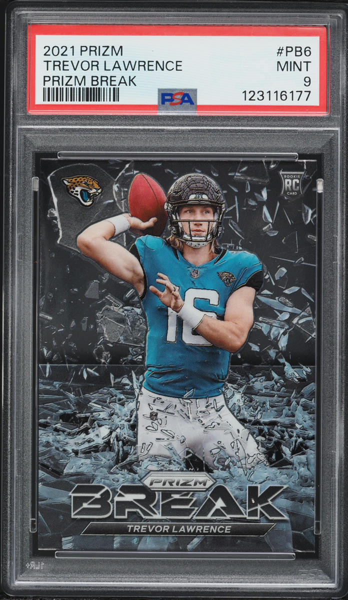 2021 Panini Prizm Break Trevor Lawrence ROOKIE #PB-6 PSA 9 MINT