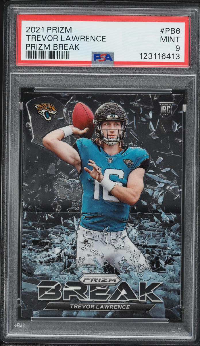 2021 Panini Prizm Break Trevor Lawrence ROOKIE #PB-6 PSA 9 MINT