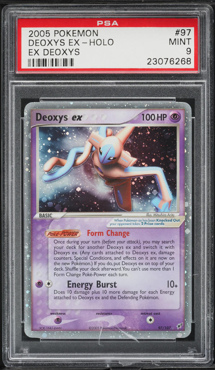 2005 Pokemon EX Deoxys Holo Deoxys ex #97 PSA 9 MINT
