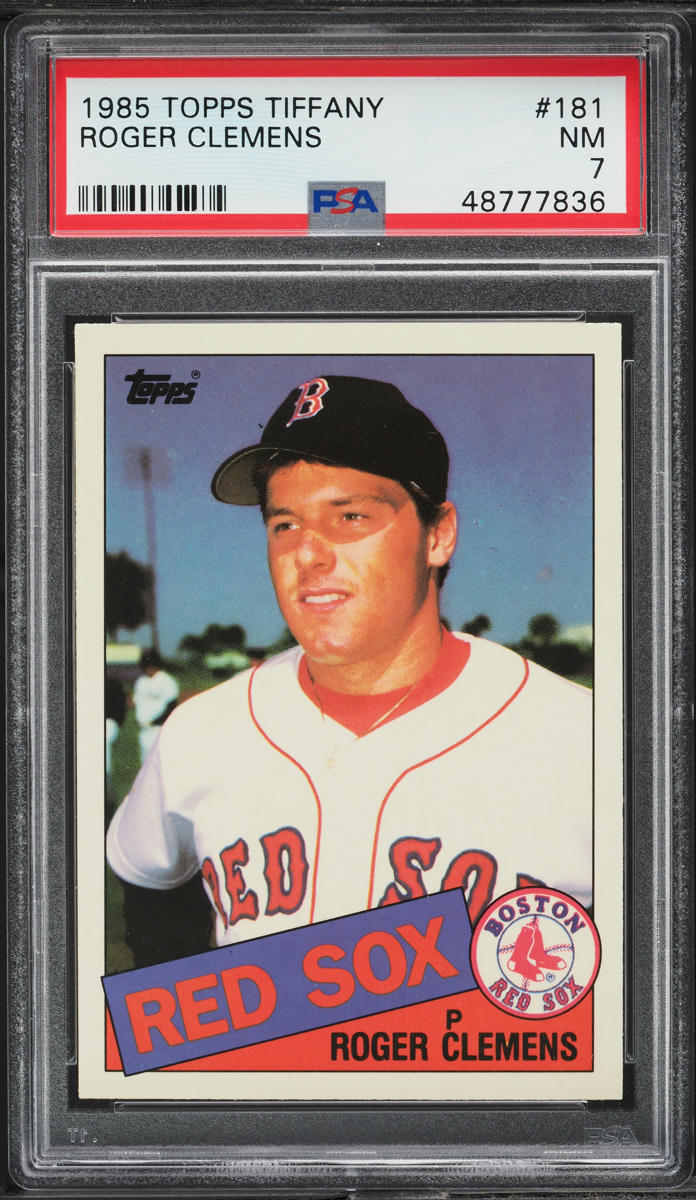 1985 Topps Tiffany Roger Clemens #181 PSA 7 NRMT