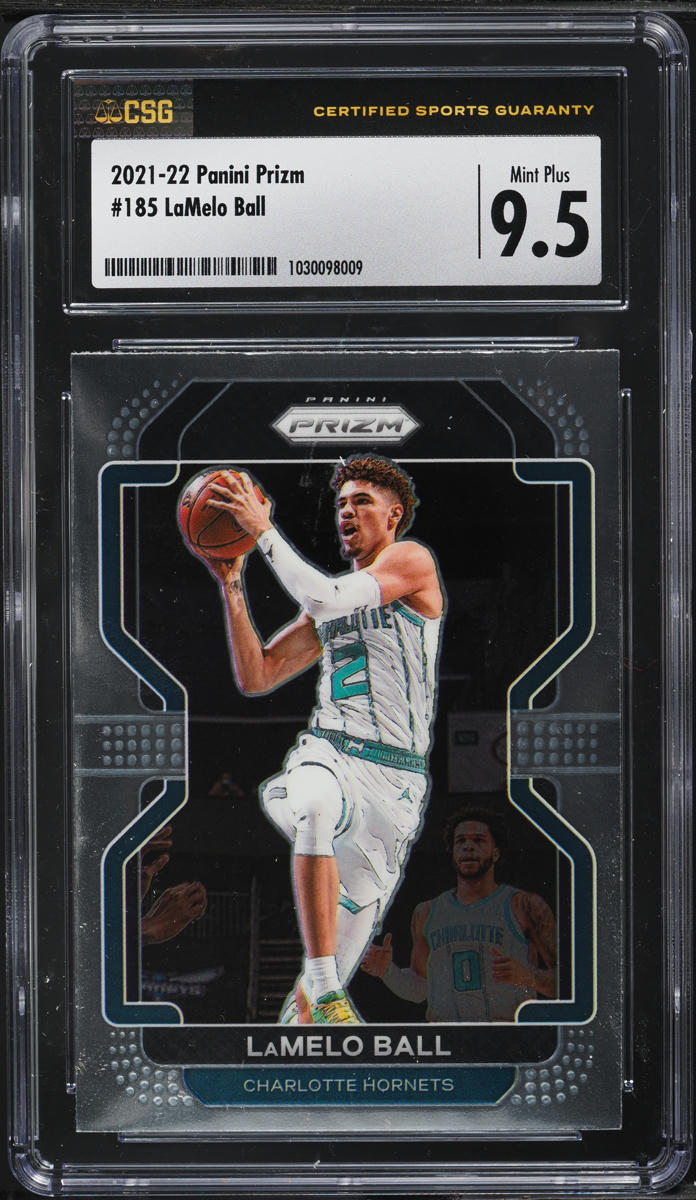 2021 Panini Prizm LaMelo Ball #185 CSG 9.5 MINT+