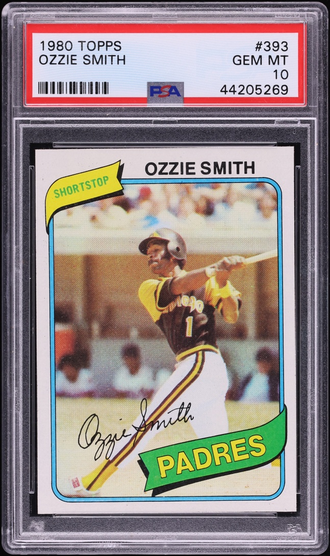 1980 Topps Ozzie Smith #393 PSA 10 GEM MINT