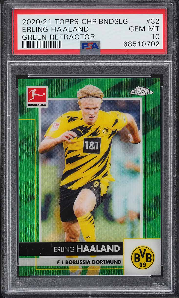 2020 Topps Now UEFA Champions League Gold Erling Haaland 1/1