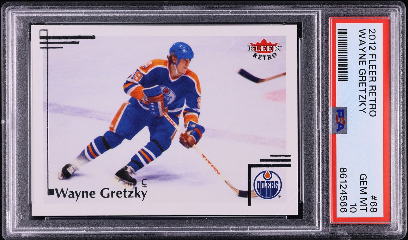 2012 Fleer Retro Hockey Wayne Gretzky #68 PSA 10 GEM MINT