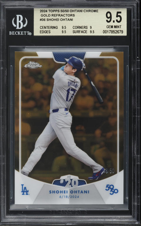 2024 Topps Chrome Logofractor Edition Gold Refractor Shohei Ohtani