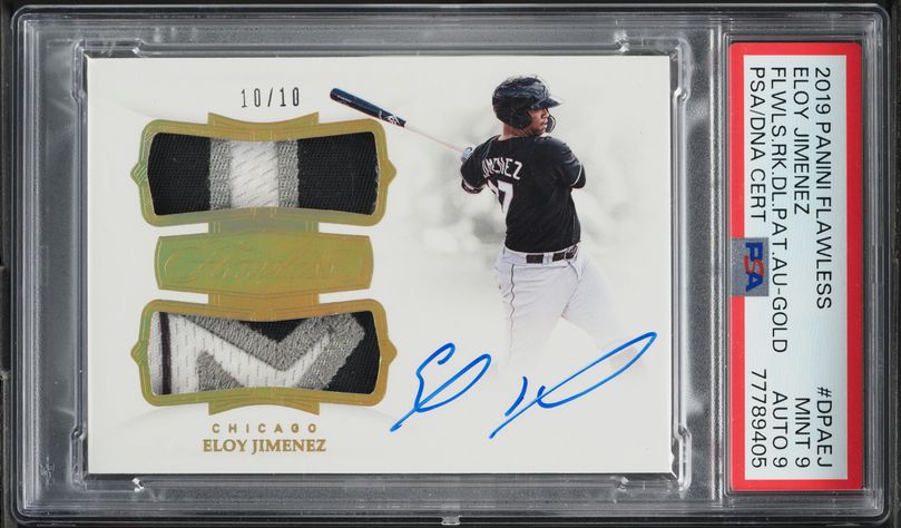 2019 Topps Chrome Update Xfractor Eloy Jimenez ROOKIE RC AUTO /125