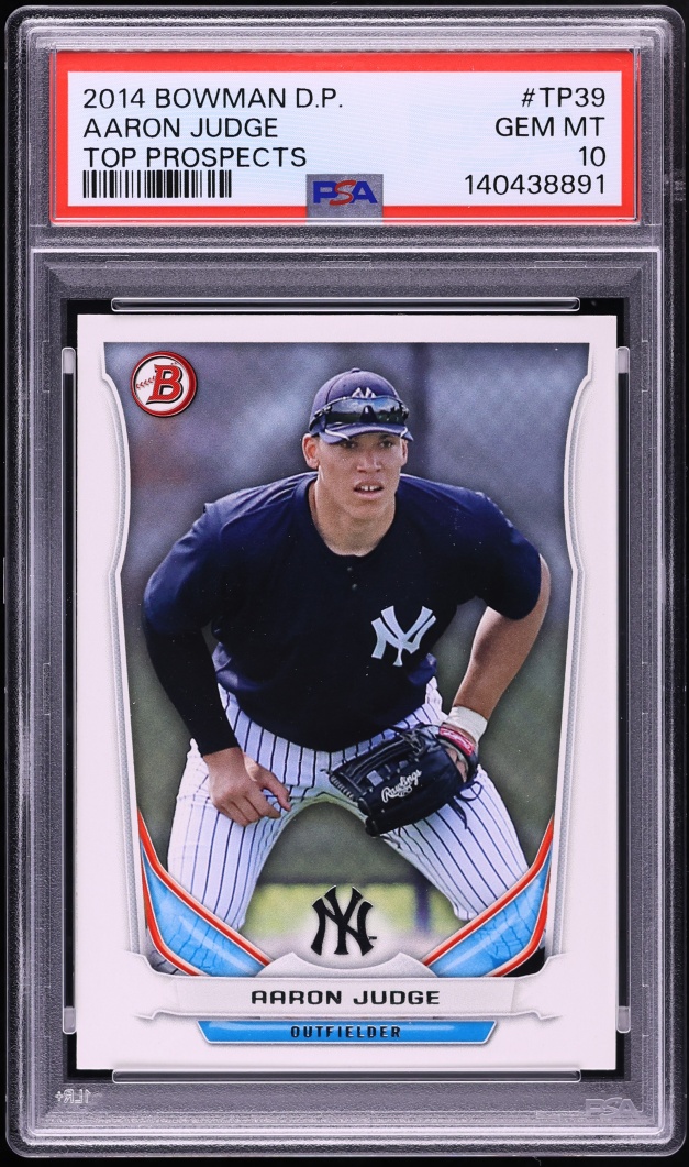 2014 Bowman Draft Picks Aaron Judge PROSPECT #TP-39 PSA 10 GEM MINT