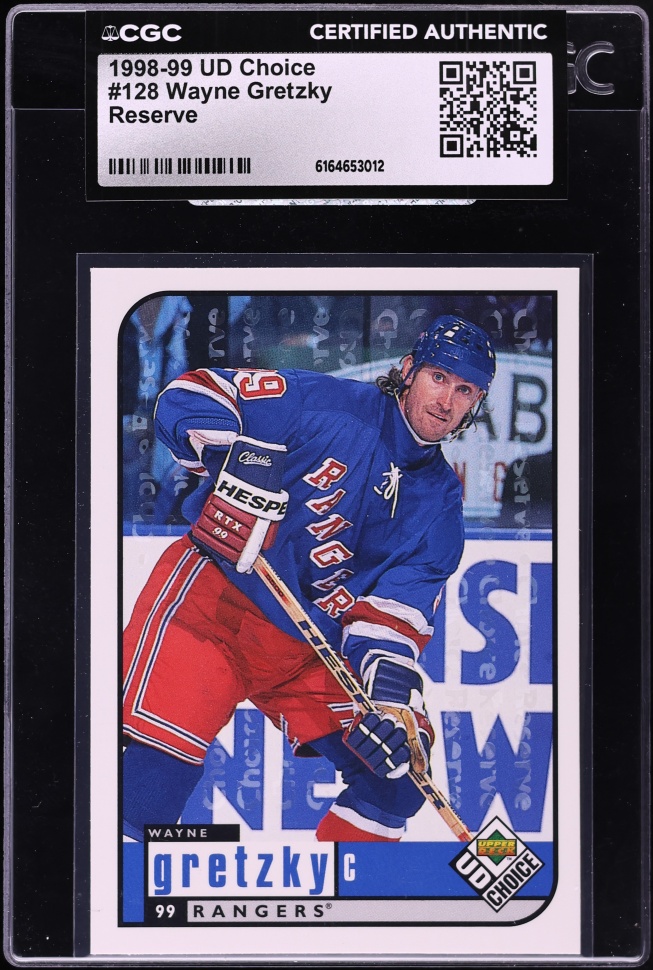 1998 Upper Deck Choice Reserve Wayne Gretzky #128 CGC AUTH