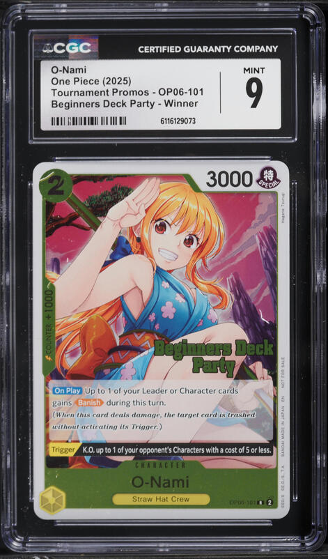 2025 One Piece Promos Illustration Box Vol.1 O-Nami #062 PSA 10