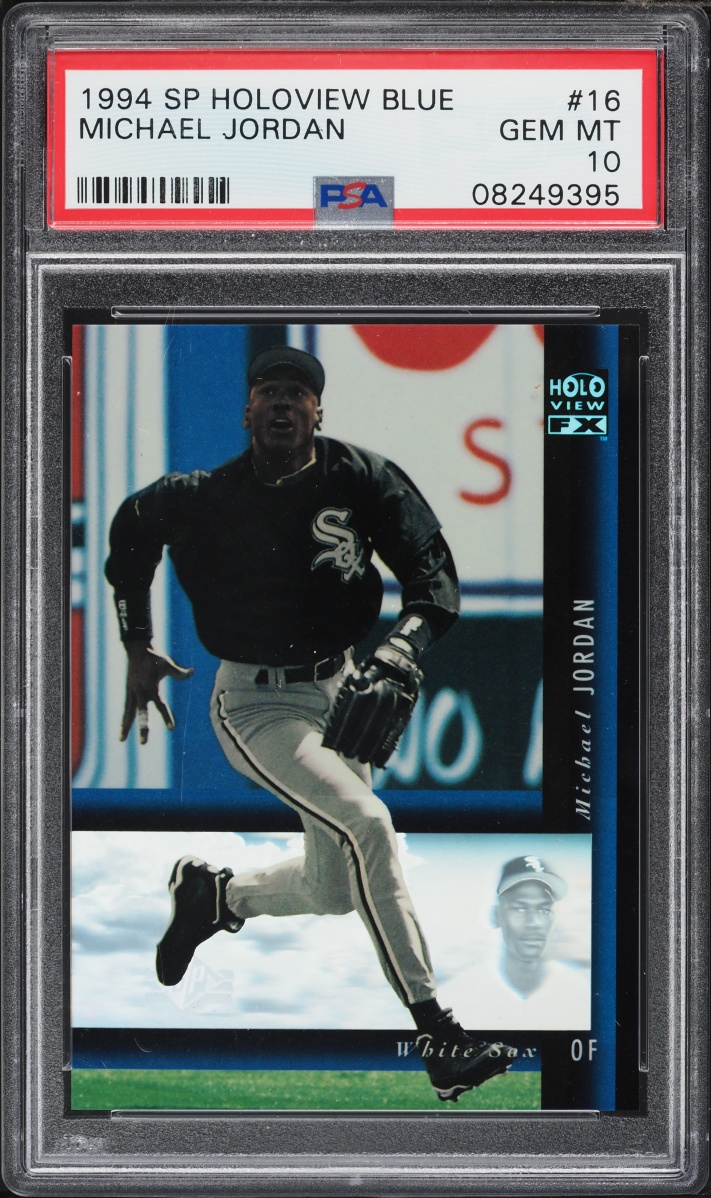 1994 SP Holoview Blue Michael Jordan ROOKIE #16 PSA 10 GEM MINT