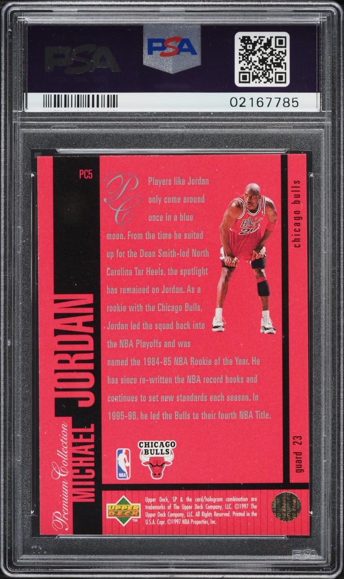 1996 SP Holoviews Michael Jordan #PC5 PSA 10 GEM MINT