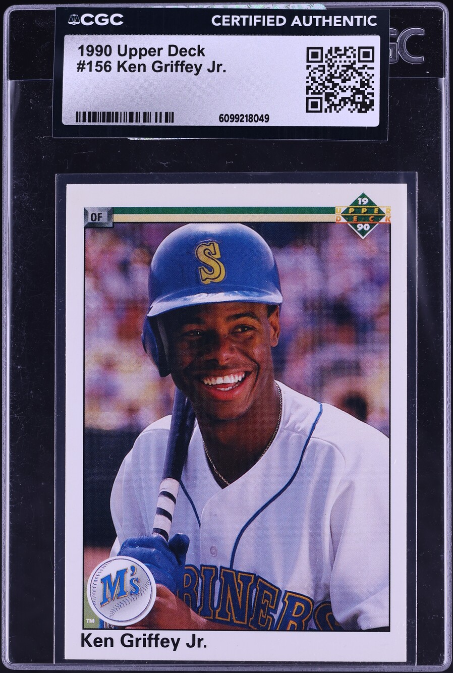 1990 Upper Deck Ken Griffey Jr. #156 CGC AUTH