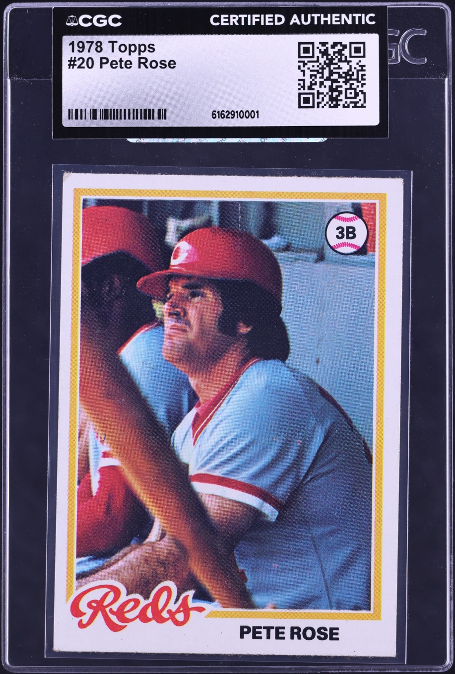 1978 Topps Pete Rose #20 CGC AUTH