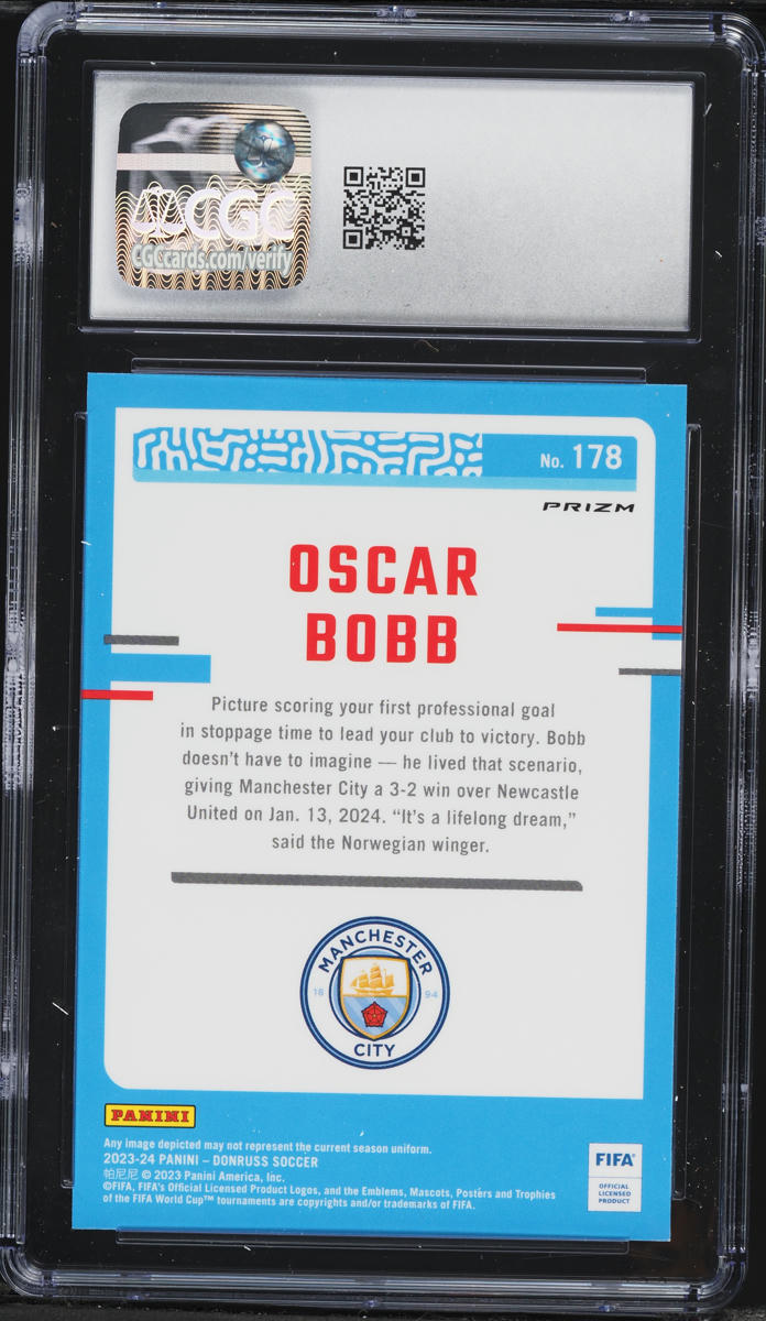2023 Donruss Optic Holo Oscar Bobb ROOKIE #178 CGC 10 GEM MINT