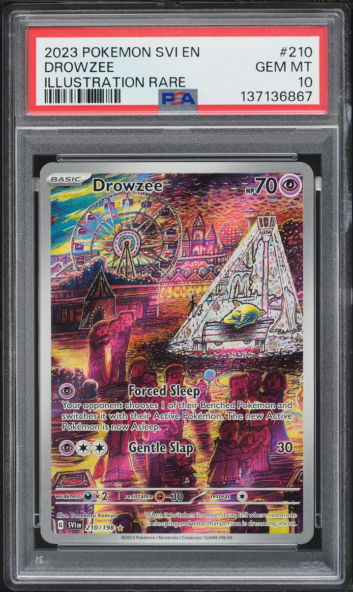 2023 Pokemon Scarlet & Violet IR Drowzee #210 PSA 10 GEM MINT
