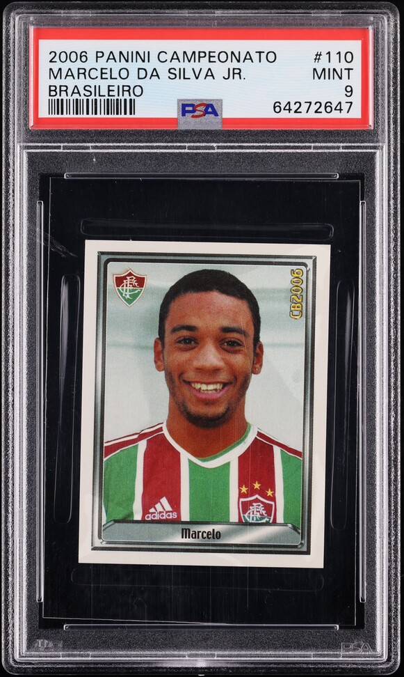 2006 Panini Campeonato Brasileiro Marcelo Da Silva Jr. ROOKIE #110 PSA 9 MINT