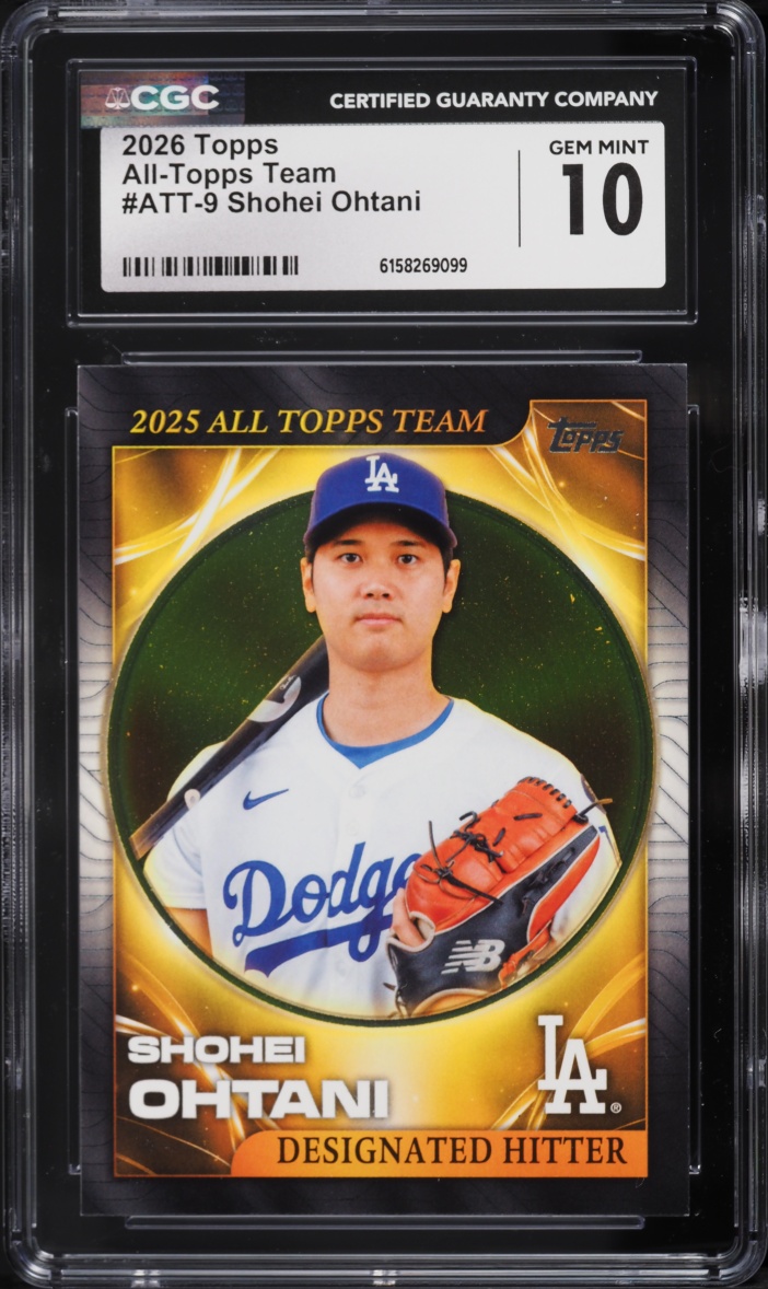 2026 Topps All-Topps Team Shohei Ohtani #ATT-9 CGC 10 GEM MINT