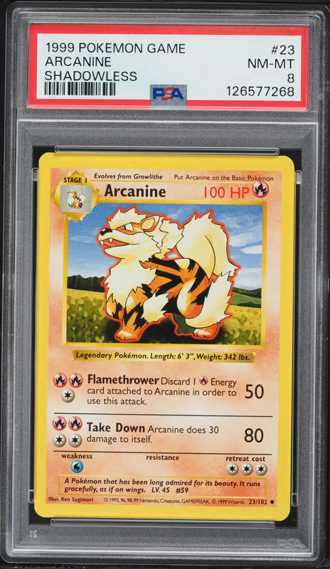 1999 Pokemon Japanese Gym 2: Challenge Holo Blaine's Arcanine #059