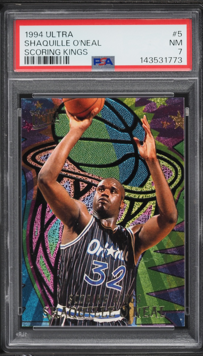 1994 Ultra Scoring Kings Shaquille O'Neal #5 PSA 7 NRMT