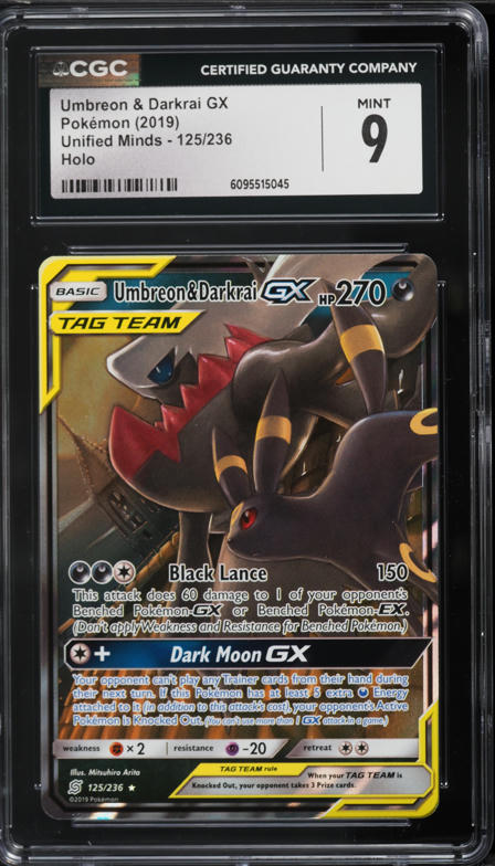 2019 Pokemon Japanese SM Tag Team Starter Set Umbreon & Darkrai GX