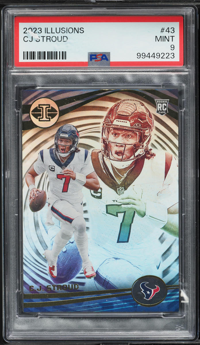 2023 Panini Illusions C.J. Stroud ROOKIE #13 PSA 9 MINT