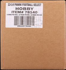 2013 Select Football Sealed Hobby Case, 12ct Box - Photo 1