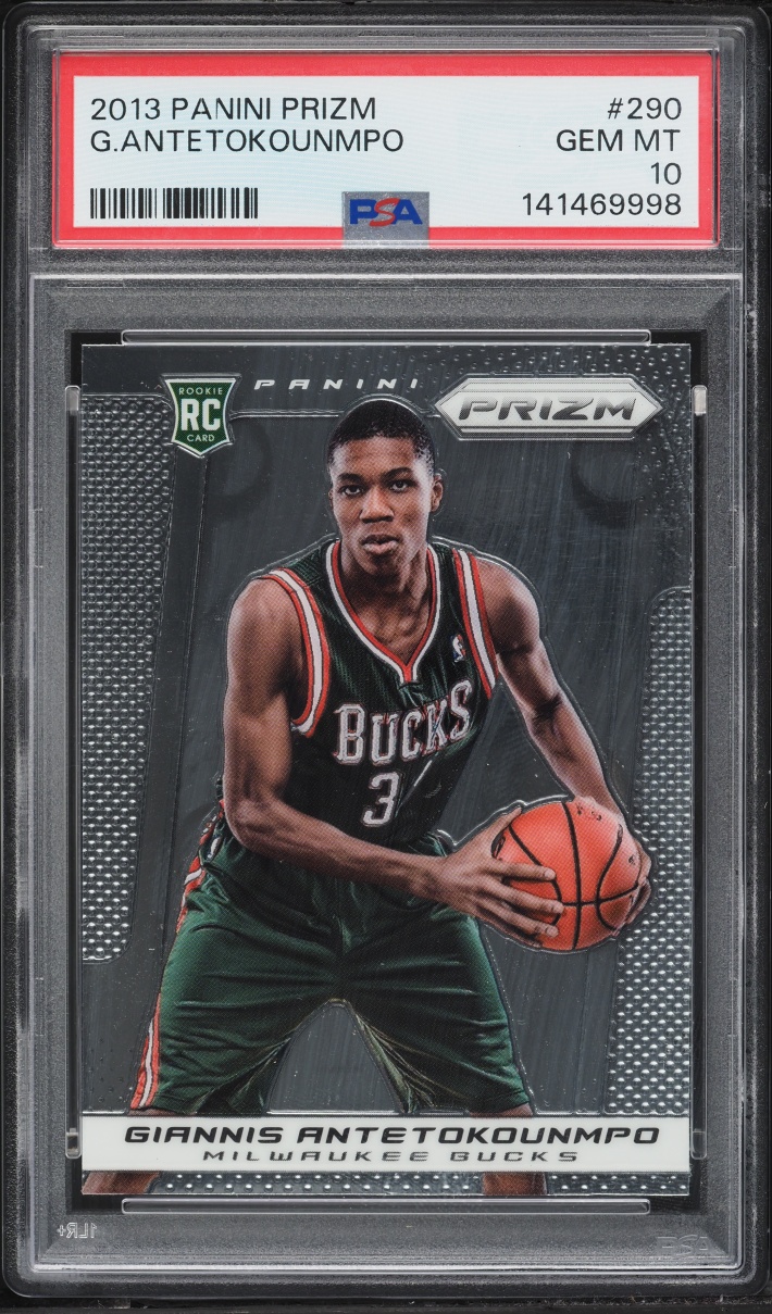 2013 Panini Prizm Giannis Antetokounmpo ROOKIE #290 PSA 10 GEM MINT
