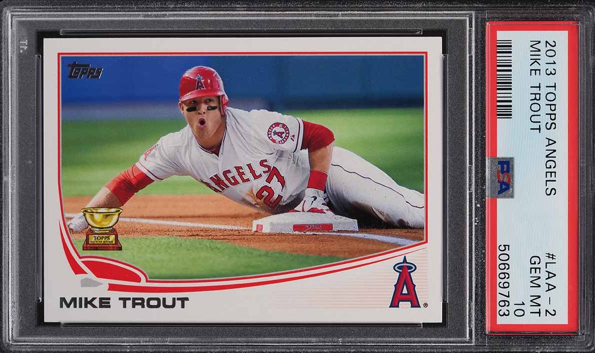 2013 Topps Angels Mike Trout #LAA-2 PSA 10 GEM MINT