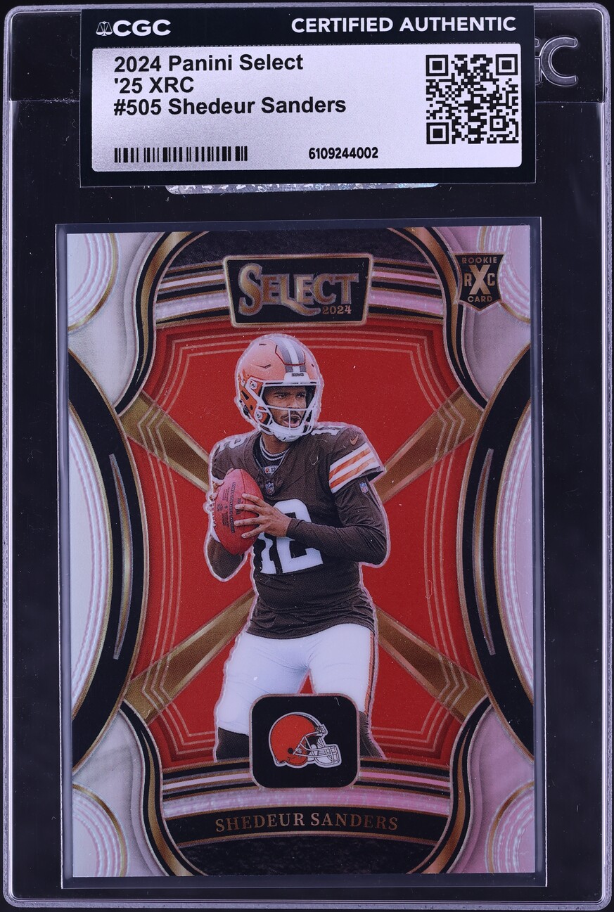 2024 Select '25 XRC Shedeur Sanders ROOKIE #505 CGC AUTH