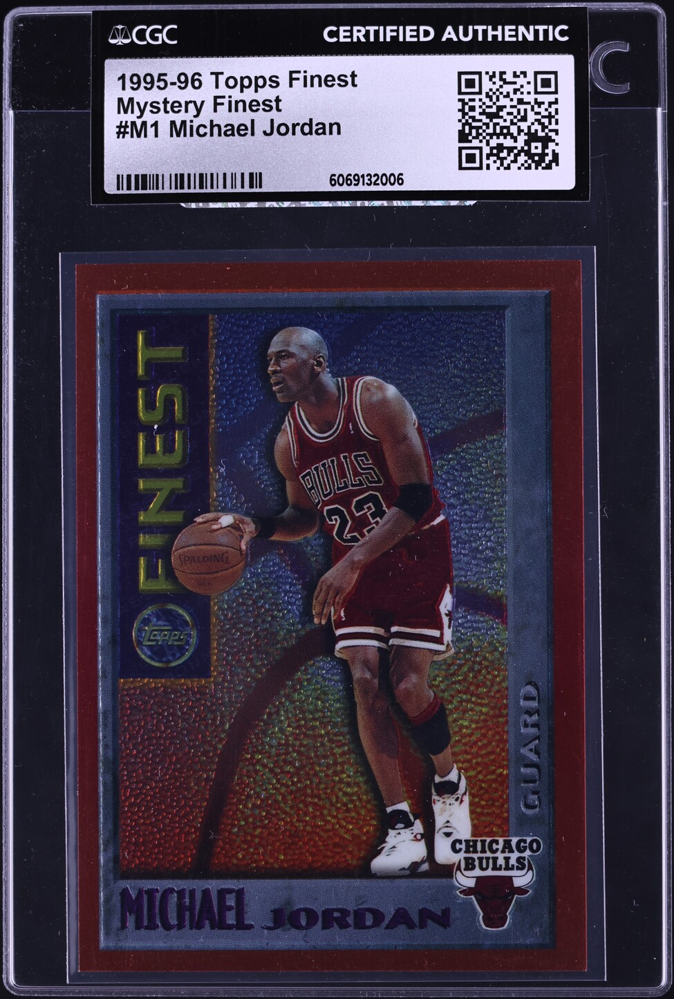 1995 Finest Mystery Michael Jordan #M1 CGC AUTH