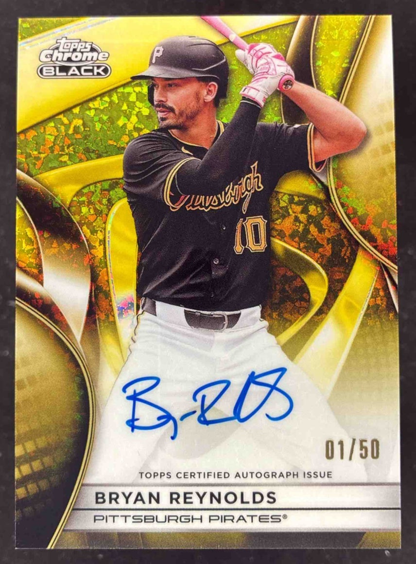 2022 Stadium Club Chrome Orange Refractors #53 Bryan Reynolds on