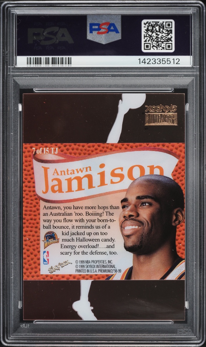1998 Skybox Premium That's Jam Antawn Jamison ROOKIE #7 PSA 9 MINT
