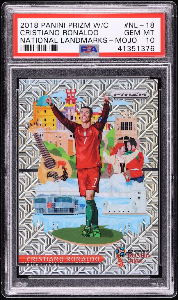 2018 Panini Prizm World Cup National Landmarks Mojo Cristiano