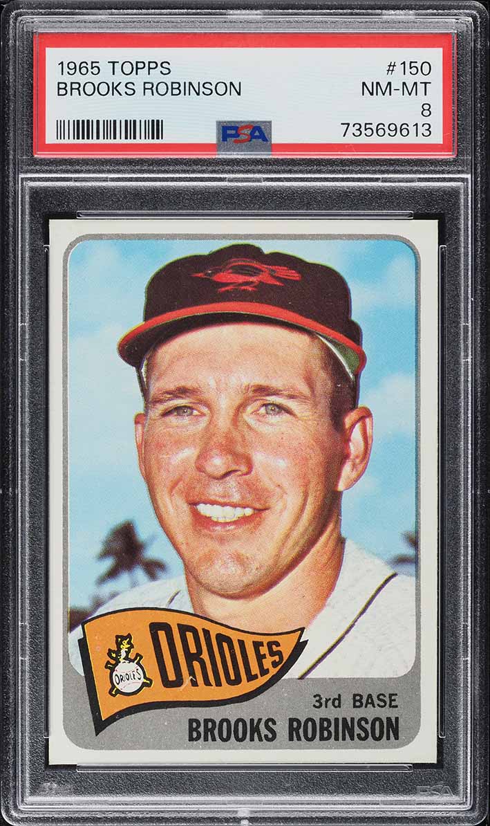 1965 Topps Brooks Robinson #150 PSA 8 NM-MT