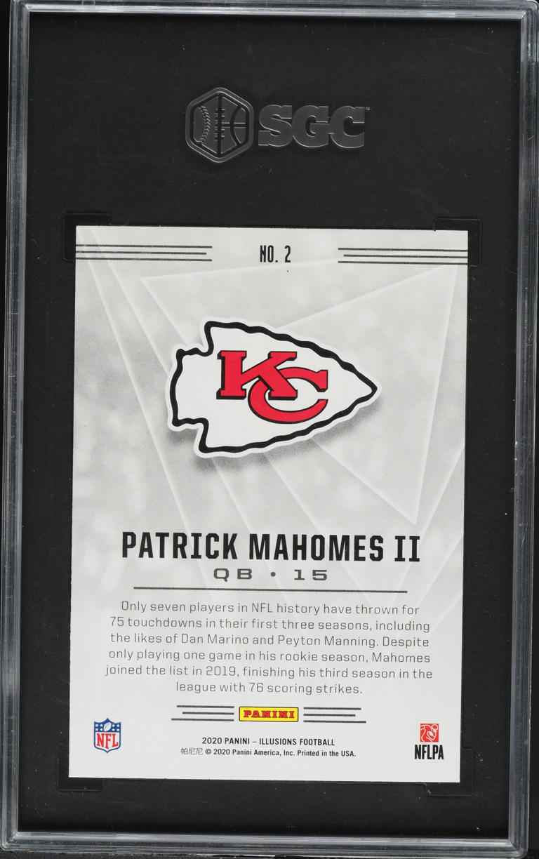 2020 Panini Illusions Retail Patrick Mahomes II #2 SGC 9 MINT