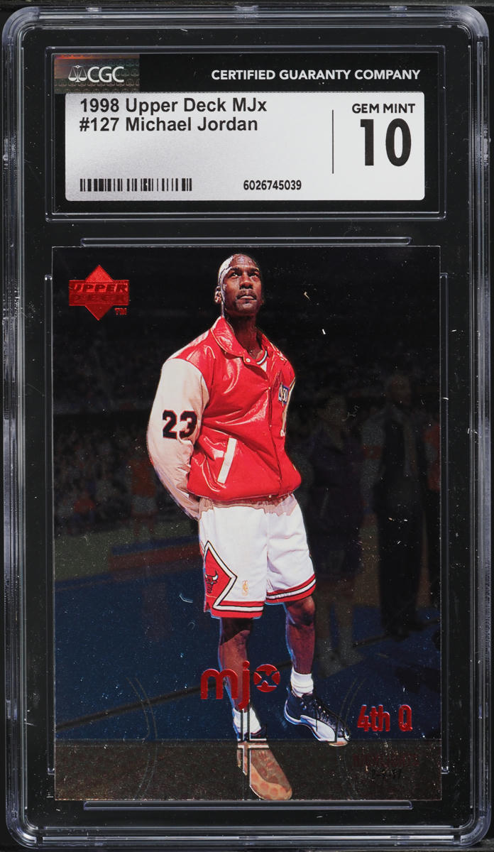 1998 Upper Deck MJx Michael Jordan #127 CGC 10 GEM MINT