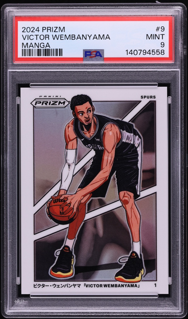 2024 Panini Prizm Manga Victor Wembanyama #9 PSA 9 MINT