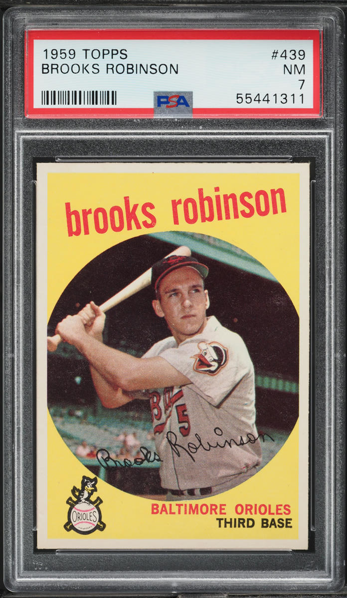 1959 Topps Brooks Robinson #439 PSA 7 NRMT