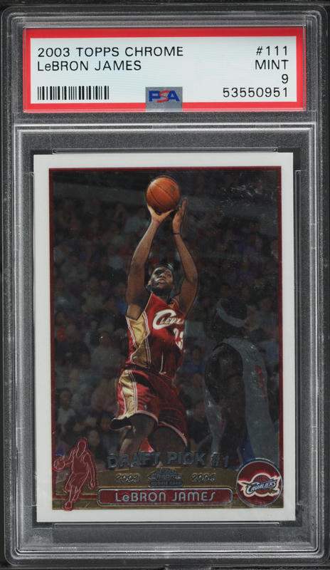 2003 Upper Deck Box Set LeBron James ROOKIE RC #30 PSA 9 MINT on