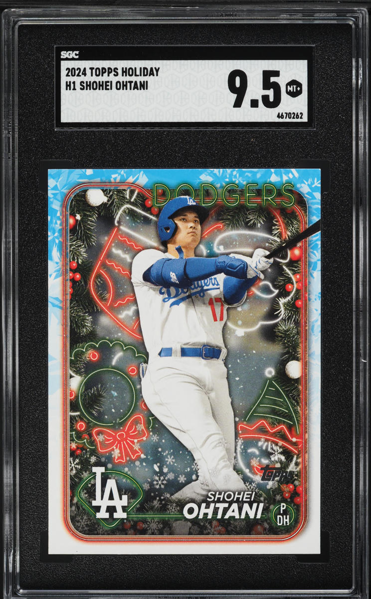 2024 Topps Holiday Shohei Ohtani #H1 SGC 9.5 MINT+