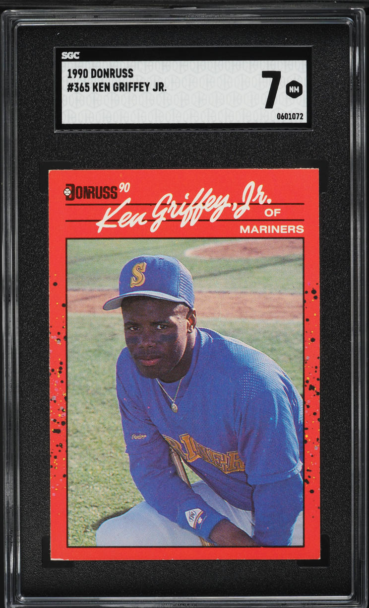 1990 Donruss Ken Griffey Jr. #365 SGC 7 NRMT