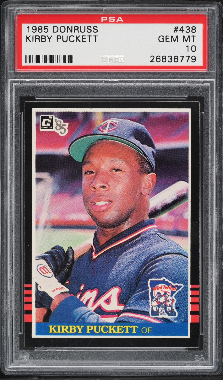1985 Donruss Kirby Puckett ROOKIE #438 PSA 10 GEM MINT