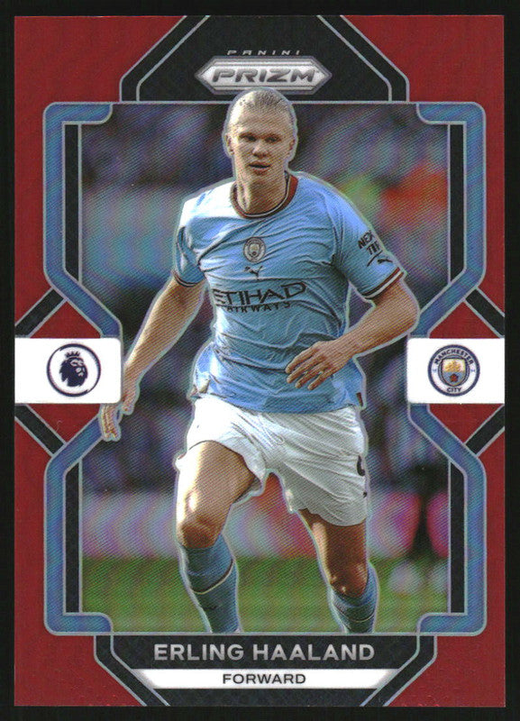 2022 Panini Prizm Premier League Erling Haaland AUTO #S-EHD