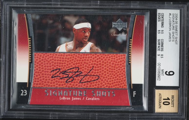 2004 Topps Black LeBron James /500 #23 PSA 8 NM-MT on Fanatics Collect
