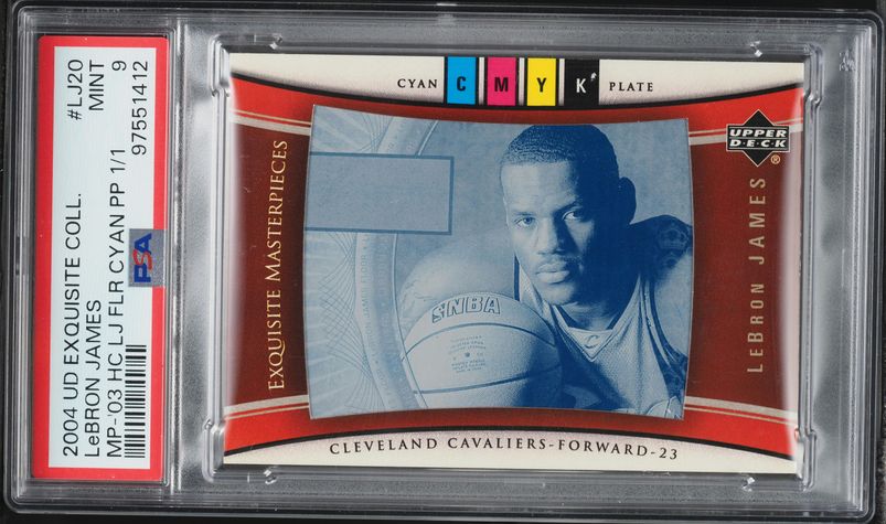 2004 Topps Black LeBron James /500 #23 PSA 8 NM-MT on Fanatics Collect