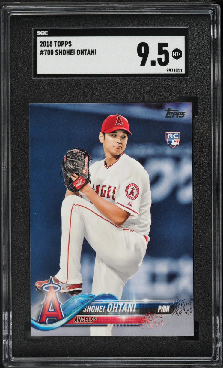 2018 Topps Shohei Ohtani ROOKIE #700 SGC 9.5 MINT+