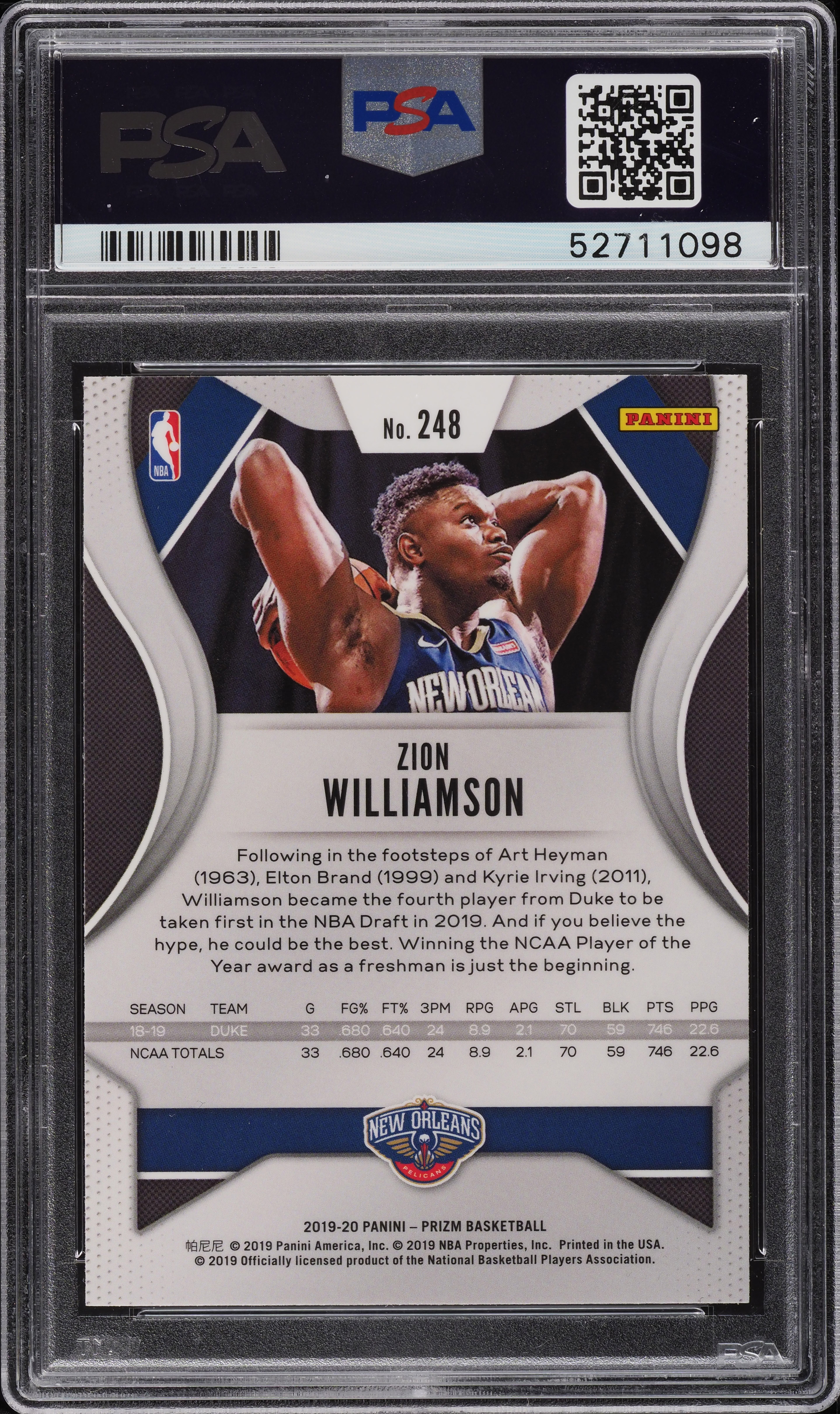 その他 PSA10 Zion Williamson Rookie Special RC PSA10 Zion Williamson Rookie Special RC - メルカリ