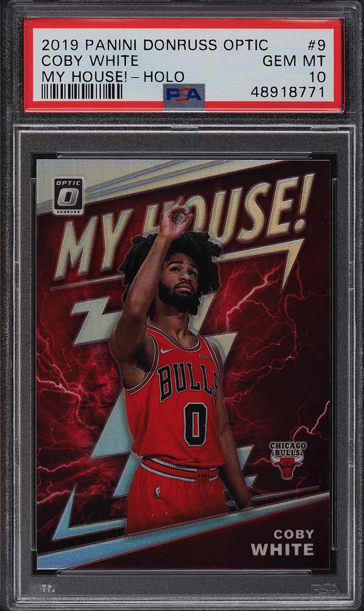 2019 Donruss Optic My House! Holo Coby White ROOKIE #9 PSA 10 GEM MINT